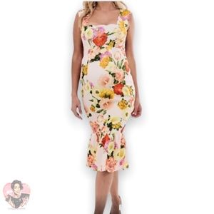 ASOS maternity scallop midi dress